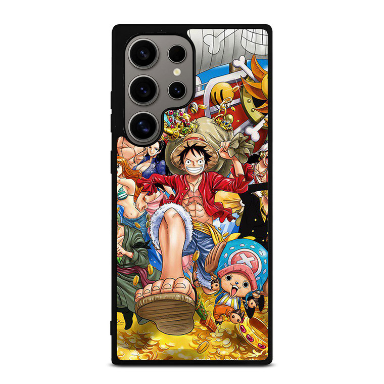 ONE PIECCE LUFFY AND FRIENDS Samsung Galaxy S24 Ultra Case Cover