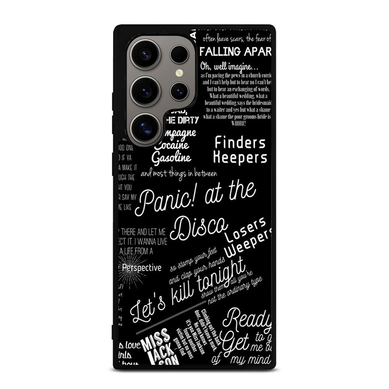 PANIC AT THE DISCO LYRIC Samsung Galaxy S24 Ultra Case Cover