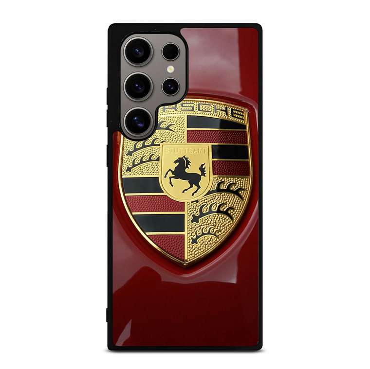 PORSCHE LOGO EMBLEM RED Samsung Galaxy S24 Ultra Case Cover
