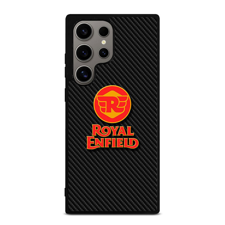 ROYAL ENFIELD MODERN LOGO CARBON Samsung Galaxy S24 Ultra Case Cover