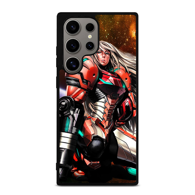 SAMUS ARAN METROID-Recovered Samsung Galaxy S24 Ultra Case Cover