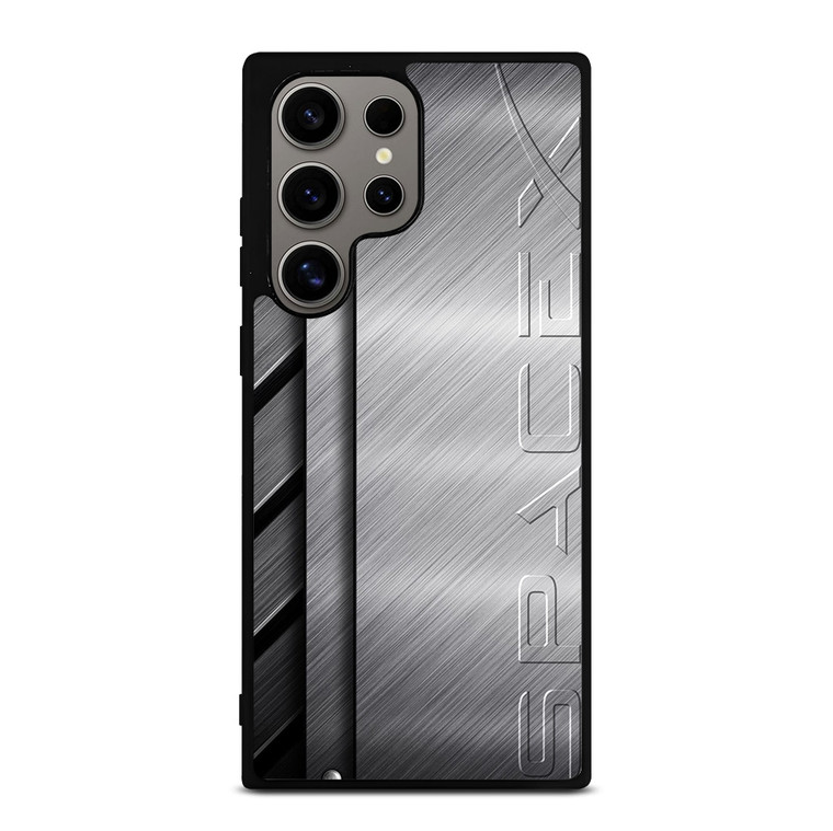 SPACE X LOGO METAL PLATE Samsung Galaxy S24 Ultra Case Cover