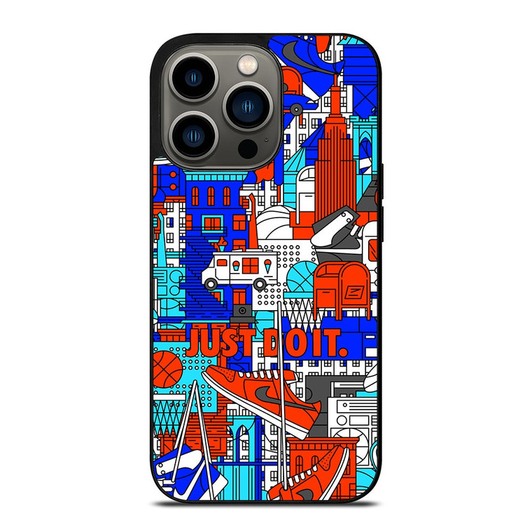 NIKE JUST DO IT ART COLLAGE iPhone 13 Pro Case Cover