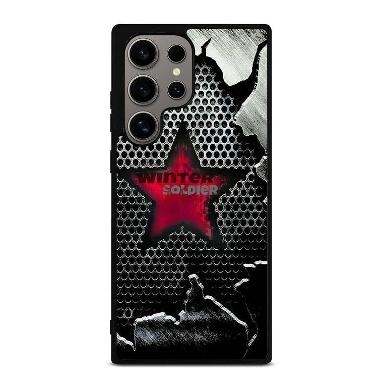 WINTER SOLDIER METAL LOGO AVENGERS Samsung Galaxy S24 Ultra Case Cover