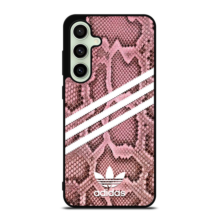 ADIDAS ORIGINALS STRIPES PINK SNAKE SKIN Samsung Galaxy S24 FE Case Cover