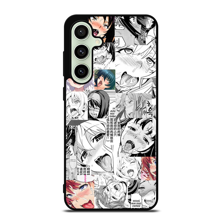 AHEGAO ANIME COMIC Samsung Galaxy S24 FE Case Cover