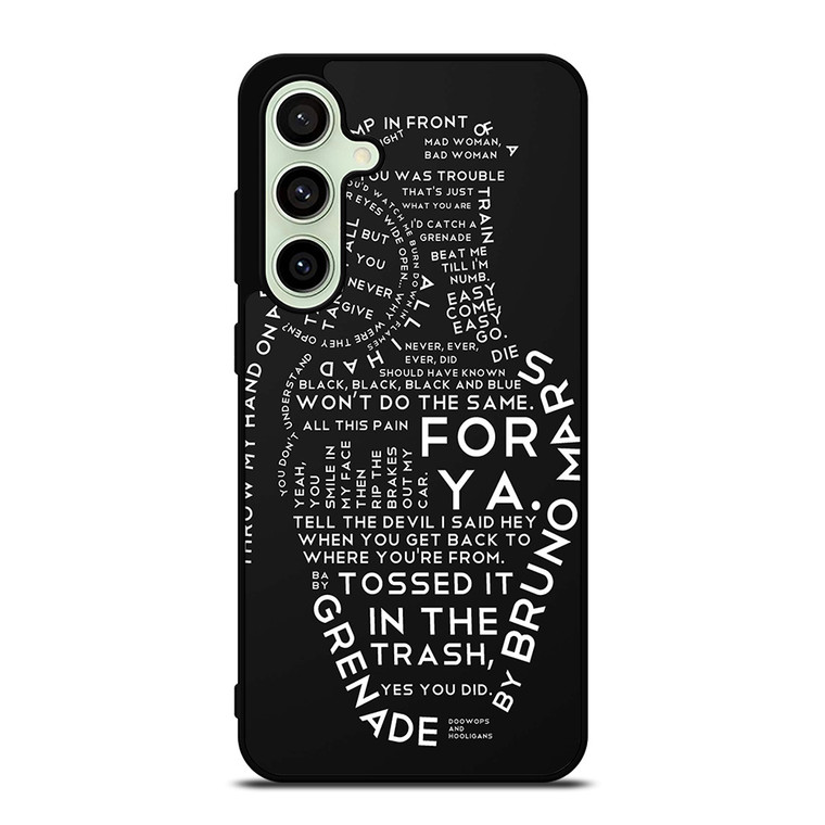 BRUNO MARS LYRICS Samsung Galaxy S24 FE Case Cover