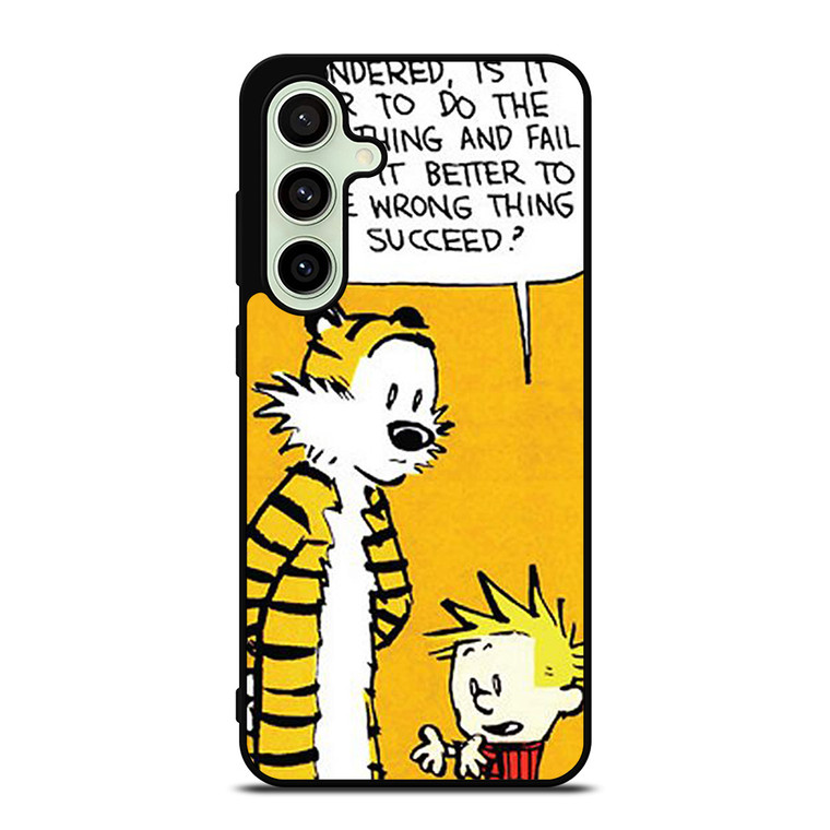 CALVIN AND HOBBES QUOTE Samsung Galaxy S24 FE Case Cover