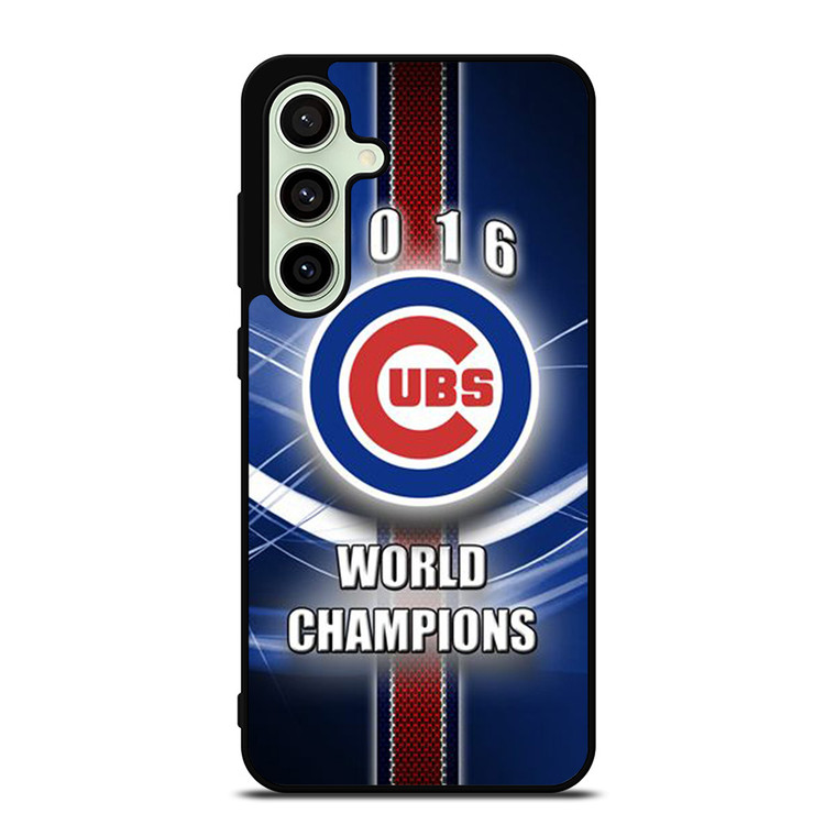 CHICAGO CUBS WORLD CHAMPIONS Samsung Galaxy S24 FE Case Cover
