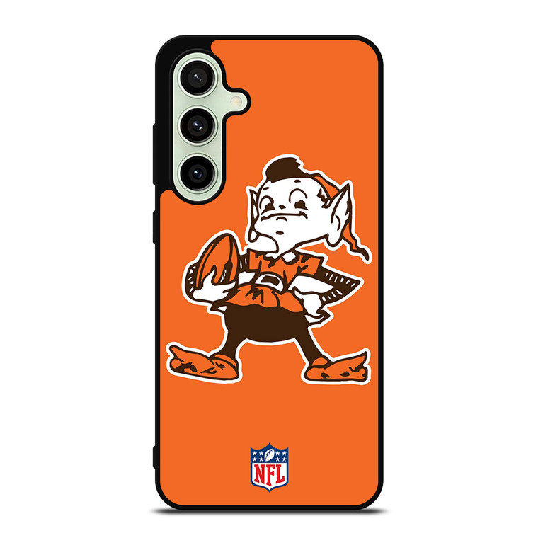 CLEVELAND BROWNS ICON NFL Samsung Galaxy S24 FE Case Cover