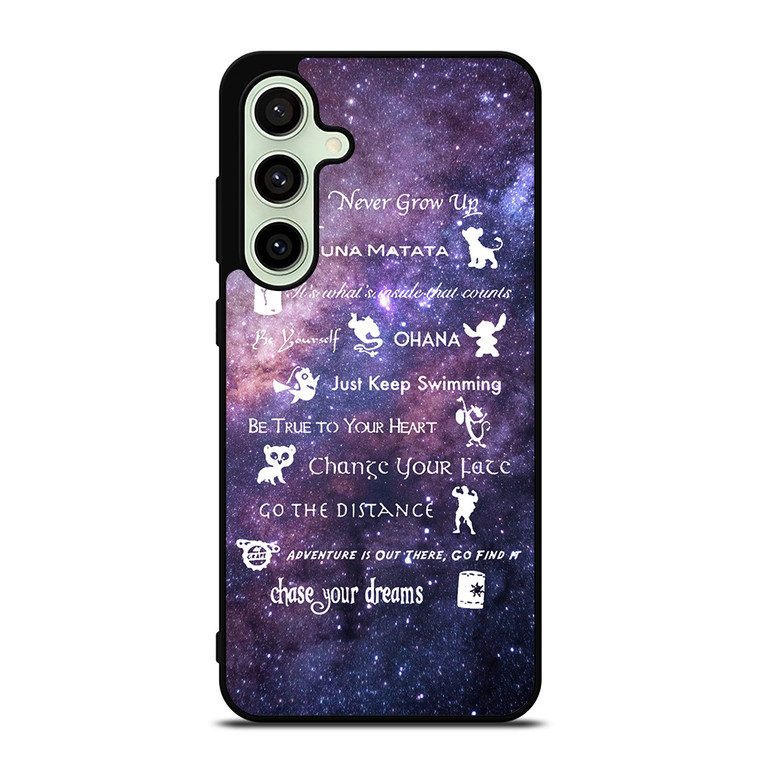 DISNEY LESSONS LEARNED MASH UP NEBULA Samsung Galaxy S24 FE Case Cover