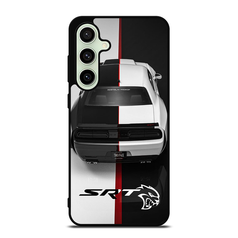 DODGE SRT BLACK WHITE Samsung Galaxy S24 FE Case Cover