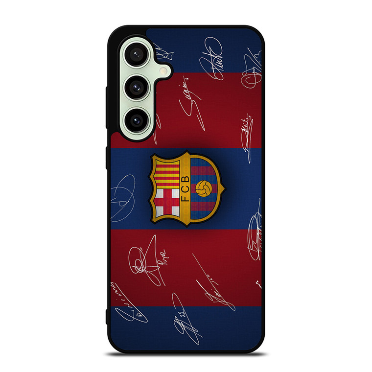 FC BARCELONA SIGNATURE Samsung Galaxy S24 FE Case Cover