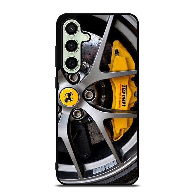 FERRARI WHEEL LOGO ICON Samsung Galaxy S24 FE Case Cover