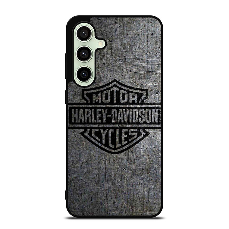 HARLEY DAVIDSON MOTORCYCLES COMPANY LOGO METAL Samsung Galaxy S24 FE Case Cover