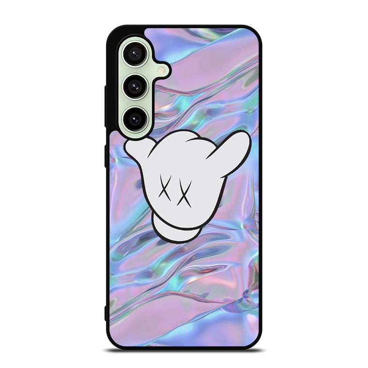 KAWS GLOVES COLORFUL Samsung Galaxy S24 FE Case Cover