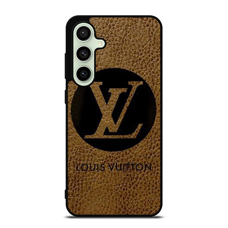 LOUIS VUITTON PARIS LV LOGO LEATHER Samsung Galaxy S24 FE Case Cover