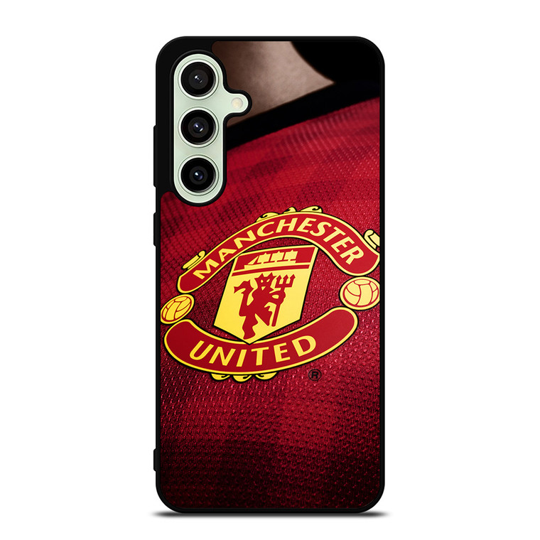 MANCHESTER UNITED LOGO JERSEY Samsung Galaxy S24 FE Case Cover