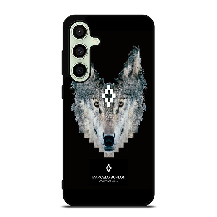 MARCELO BURLON WOLF LOGO Samsung Galaxy S24 FE Case Cover