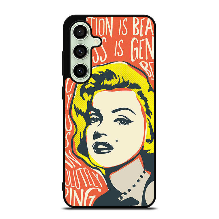 MARILYN MONROE ART QUOTE Samsung Galaxy S24 FE Case Cover