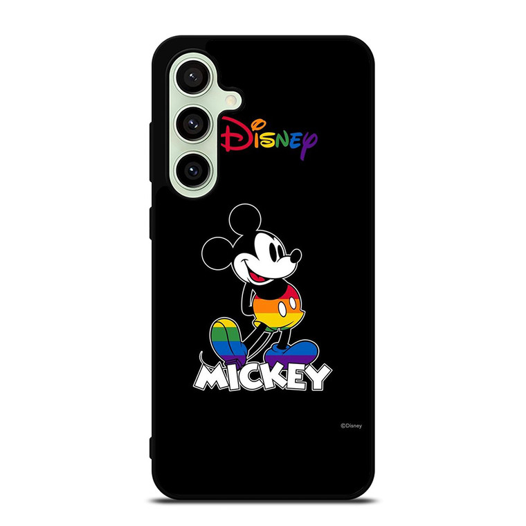 MICKEY MOUSE CARTOON BLACK DISNEY Samsung Galaxy S24 FE Case Cover
