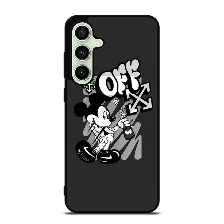 MICKEY MOUSE OFF WHITE LOGO Samsung Galaxy S24 FE Case Cover