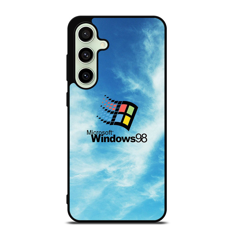MICROSOFT WINDOWS 98 RETRO LOGO Samsung Galaxy S24 FE Case Cover
