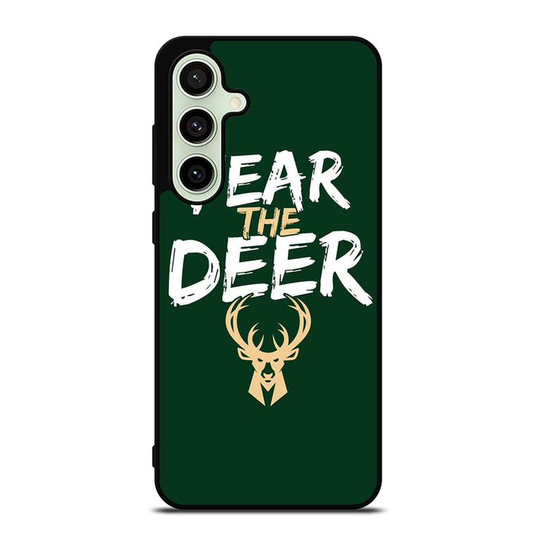 MILWAUKEE BUCKS LOGO BASEBALL FEAR THE DEER Samsung Galaxy S24 FE Case Cover