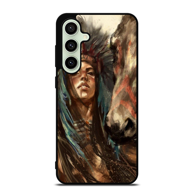 NATIVE AMERICAN PEOPLE ART Samsung Galaxy S24 FE Case Cover