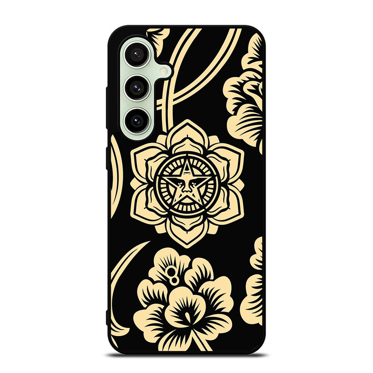 OBEY CLOTHING FLORAL LOGO Samsung Galaxy S24 FE Case Cover