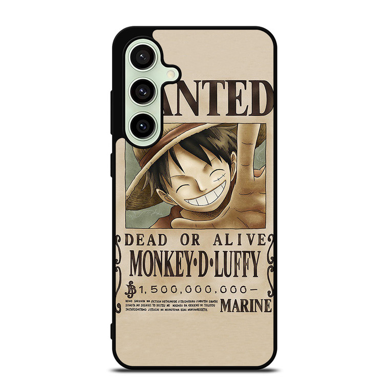 ONE PIECE MONKEY D LUFFY WANTED Samsung Galaxy S24 FE Case Cover