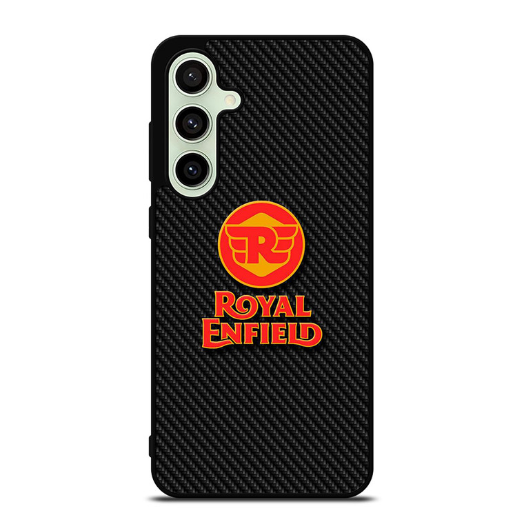 ROYAL ENFIELD MODERN LOGO CARBON Samsung Galaxy S24 FE Case Cover