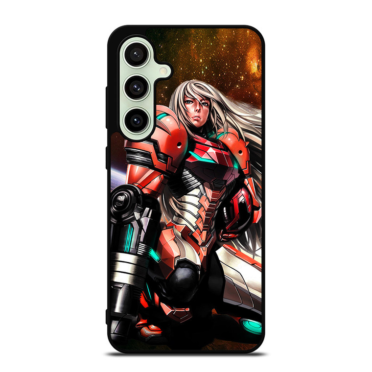 SAMUS ARAN METROID-Recovered Samsung Galaxy S24 FE Case Cover