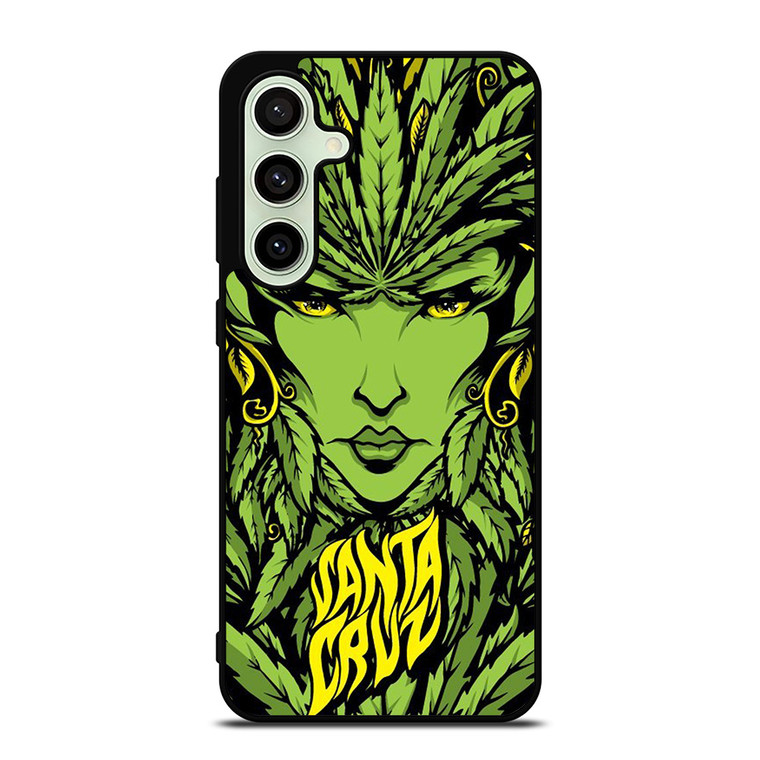 SANTA CRUZ SKATEBOARD LADY LEAFS Samsung Galaxy S24 FE Case Cover