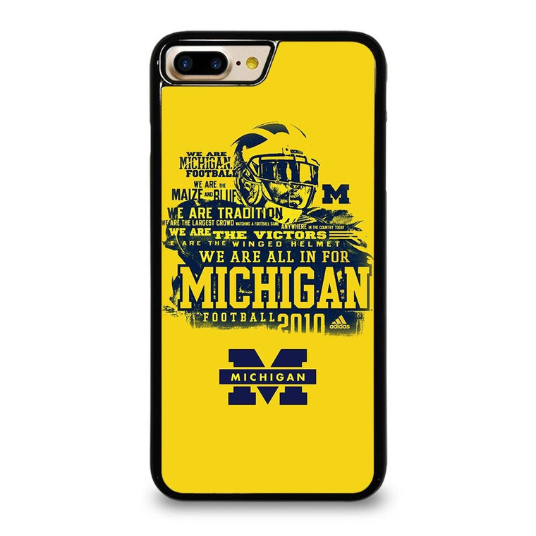 MICHIGAN WOLVERINES QUOTE NFL iPhone 7 / 8 Plus Case Cover