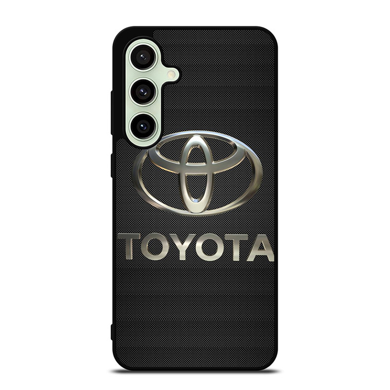 TOYOTA LOGO CAR ICON CARBON Samsung Galaxy S24 FE Case Cover
