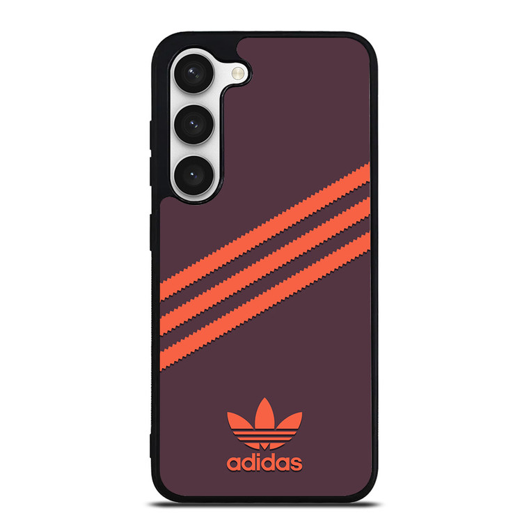 ADIDAS ORIGINALS STRIPES PURPLE ORANGE Samsung Galaxy S23 Case Cover