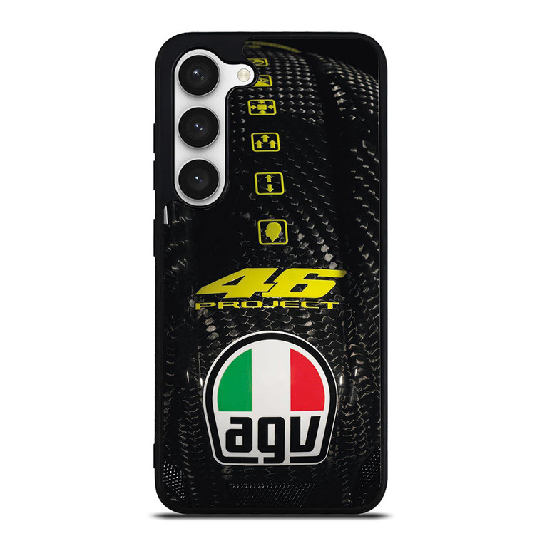 AGV HELMET VR 46 CARBON Samsung Galaxy S23 Case Cover