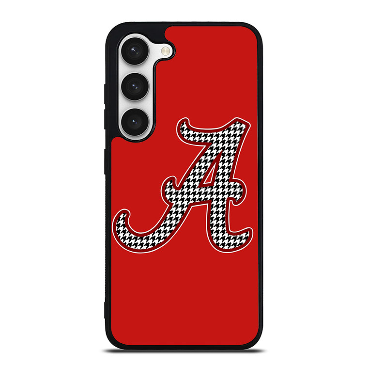 ALABAMA CRIMSON TIDE HOUNDSTOOTH ICON Samsung Galaxy S23 Case Cover