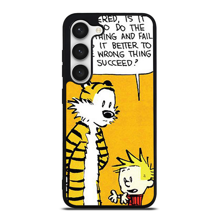 CALVIN AND HOBBES QUOTE Samsung Galaxy S23 Case Cover