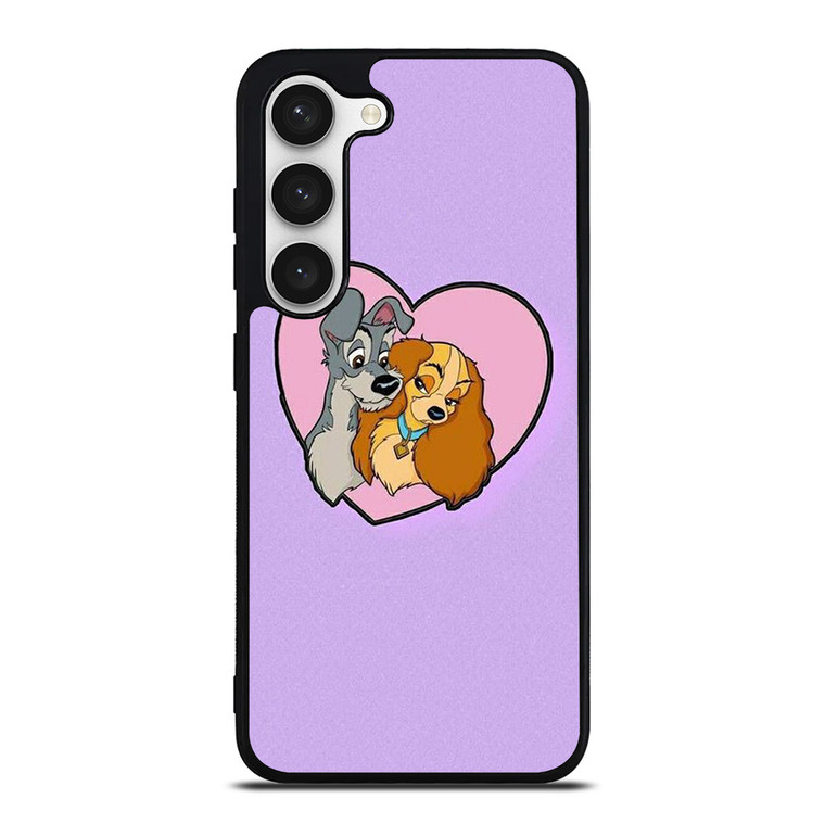 CARTOON LADY AND THE TRAMP DISNEY IN LOVE Samsung Galaxy S23 Case Cover