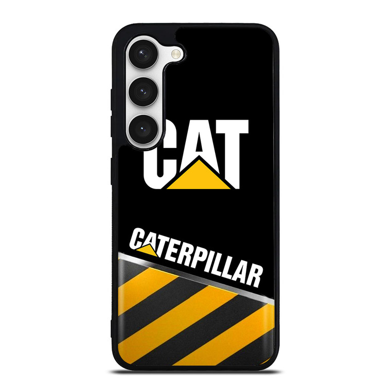 CAT CATERPILLAR STRIPE LOGO Samsung Galaxy S23 Case Cover
