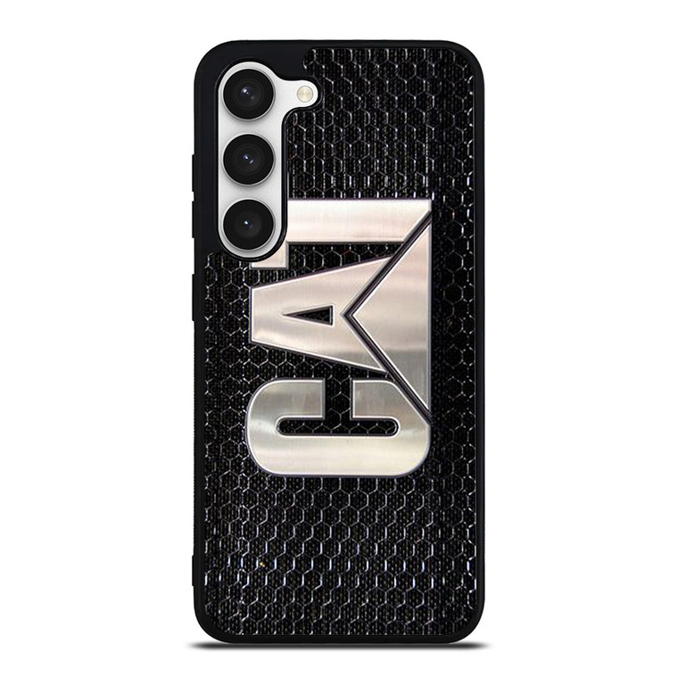 CATERPILLAR CAT LOGO TRACTOR METAL EMBLEM Samsung Galaxy S23 Case Cover