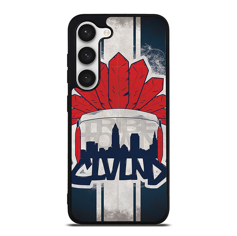 CLEVELAND INDIANS LOGO BASEBALL TEAM TRIBE TOWN Samsung Galaxy S23 Case Cover