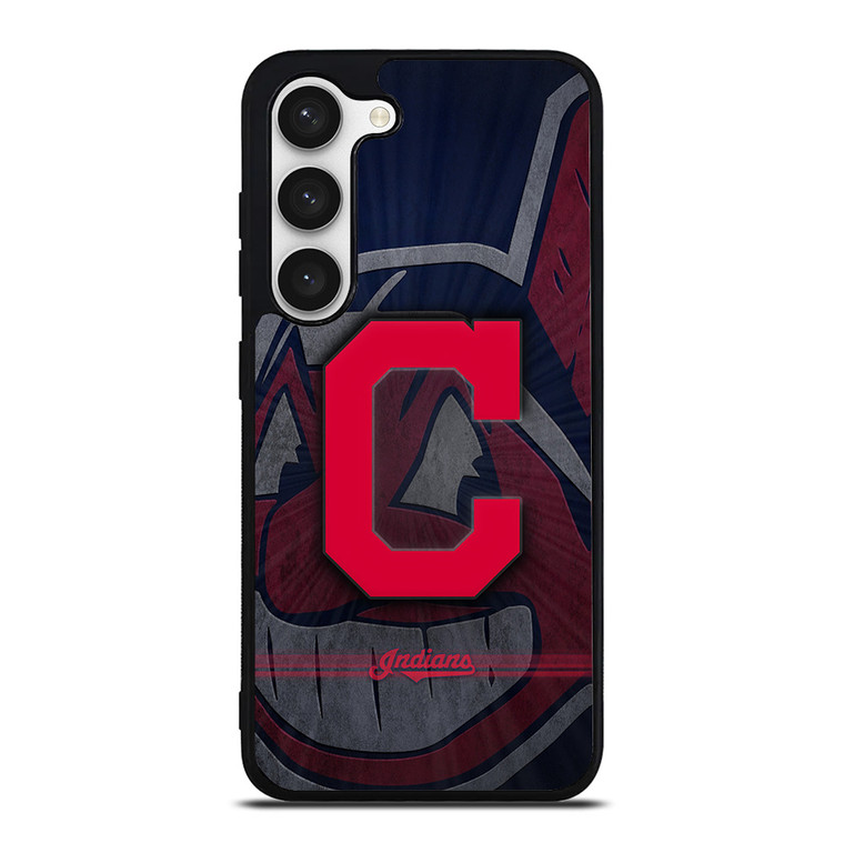 CLEVELAND INDIANS METAL LOGO Samsung Galaxy S23 Case Cover