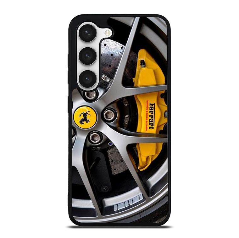 FERRARI WHEEL LOGO ICON Samsung Galaxy S23 Case Cover