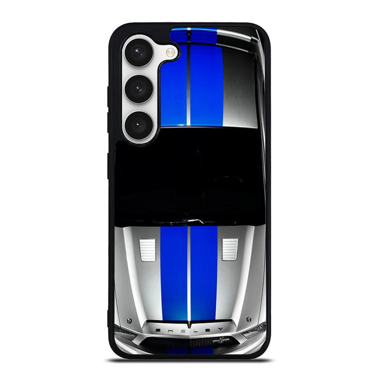 FORD SHELBY MUSTANG SILVER Samsung Galaxy S23 Case Cover