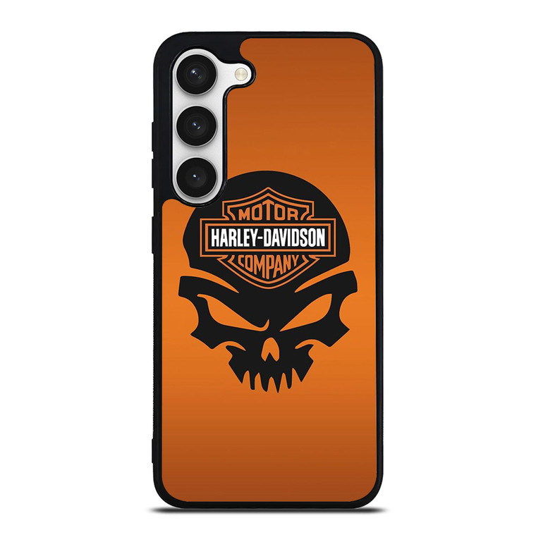HARLEY DAVIDSON MOTORCYCLES COMPANY LOGO SKULL Samsung Galaxy S23 Case Cover