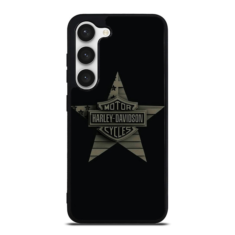 HARLEY DAVIDSON MOTORCYCLES COMPANY LOGO STAR Samsung Galaxy S23 Case Cover