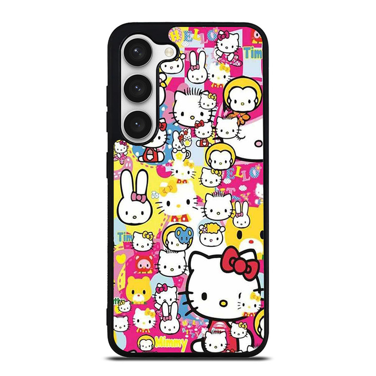 HELLO KITTY STICKER BOMB Samsung Galaxy S23 Case Cover